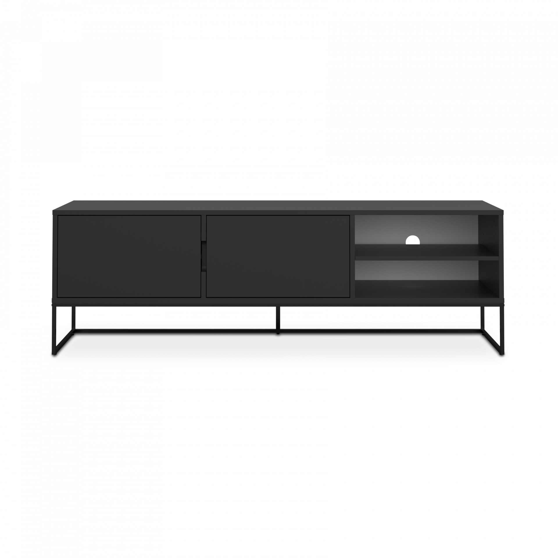 TV-meubel LIPP Shadow Black Matt