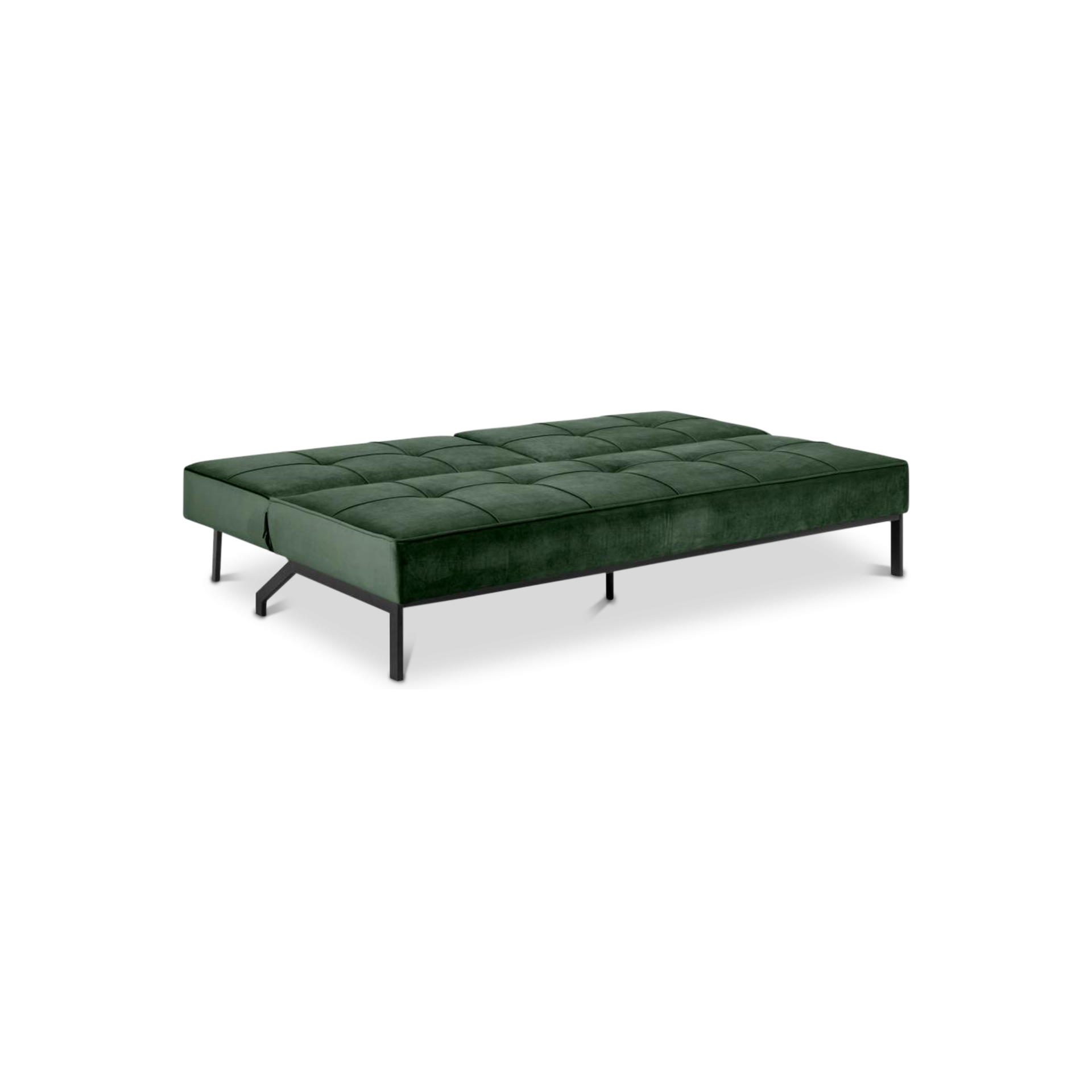 Sofabed ISTERIA VIC fabric forest green 68AC